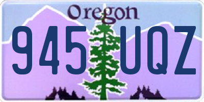 OR license plate 945UQZ