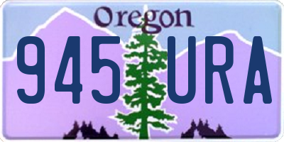 OR license plate 945URA