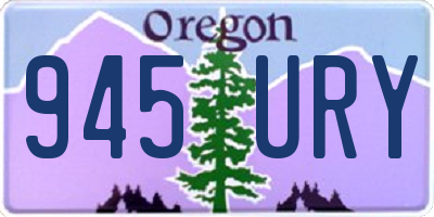 OR license plate 945URY