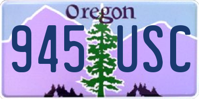 OR license plate 945USC