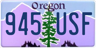 OR license plate 945USF