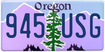 OR license plate 945USG