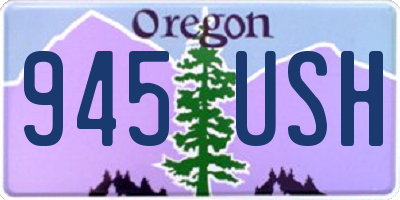 OR license plate 945USH