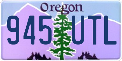 OR license plate 945UTL