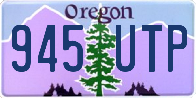 OR license plate 945UTP