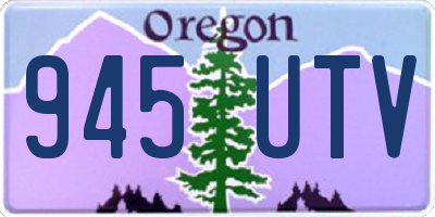 OR license plate 945UTV