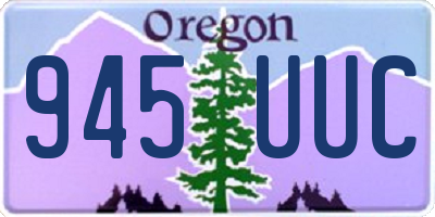 OR license plate 945UUC