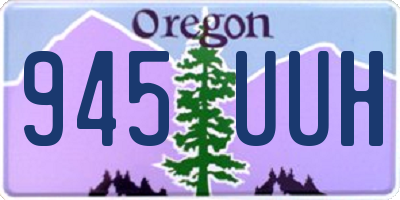 OR license plate 945UUH