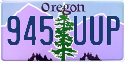 OR license plate 945UUP