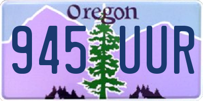 OR license plate 945UUR