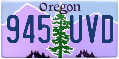 OR license plate 945UVD