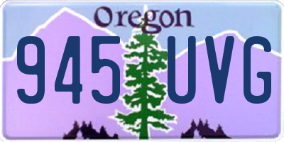 OR license plate 945UVG