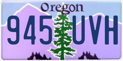 OR license plate 945UVH