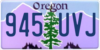 OR license plate 945UVJ