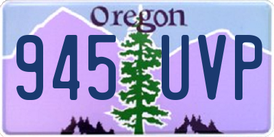 OR license plate 945UVP