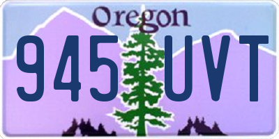 OR license plate 945UVT