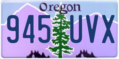 OR license plate 945UVX
