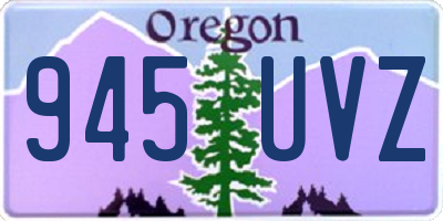OR license plate 945UVZ