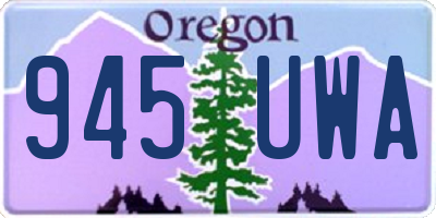 OR license plate 945UWA