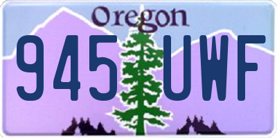 OR license plate 945UWF