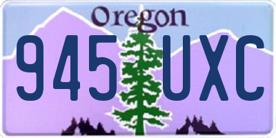OR license plate 945UXC