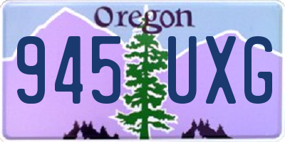 OR license plate 945UXG