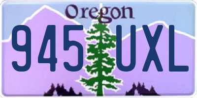 OR license plate 945UXL