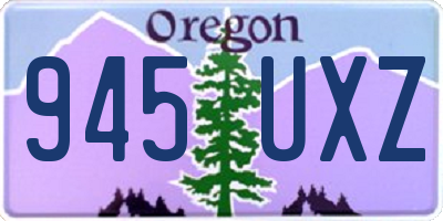 OR license plate 945UXZ