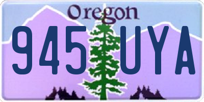 OR license plate 945UYA