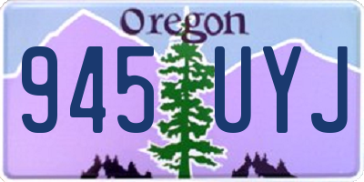 OR license plate 945UYJ