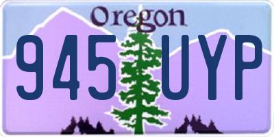 OR license plate 945UYP