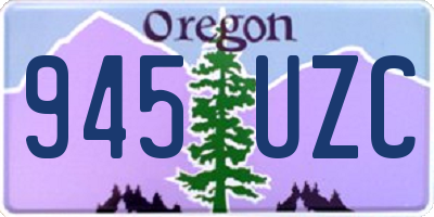 OR license plate 945UZC
