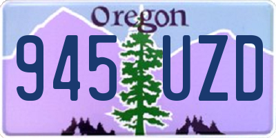OR license plate 945UZD