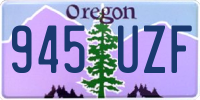 OR license plate 945UZF