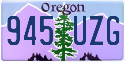 OR license plate 945UZG