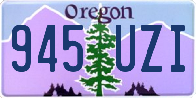 OR license plate 945UZI