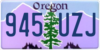 OR license plate 945UZJ