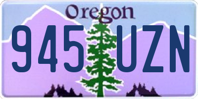 OR license plate 945UZN