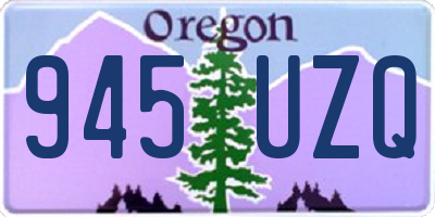 OR license plate 945UZQ