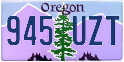 OR license plate 945UZT