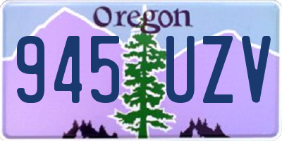 OR license plate 945UZV