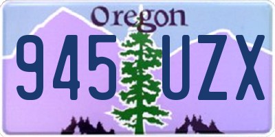 OR license plate 945UZX