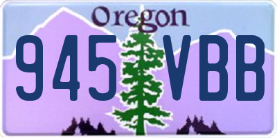 OR license plate 945VBB