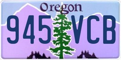 OR license plate 945VCB