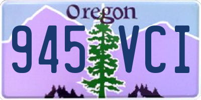 OR license plate 945VCI