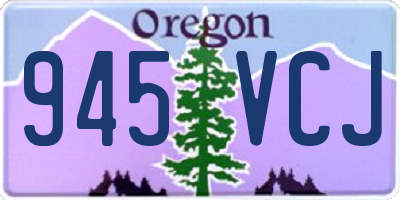 OR license plate 945VCJ