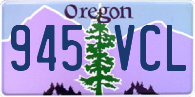 OR license plate 945VCL