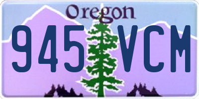 OR license plate 945VCM