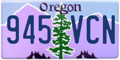 OR license plate 945VCN