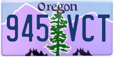 OR license plate 945VCT